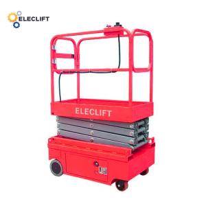 Steel Residential Mini Scissor Lift 0.2M/S Lifting Speed 3.8M-6.7M Working