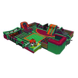 Customized Indoor Inflatable Amusement Park Double Stitching