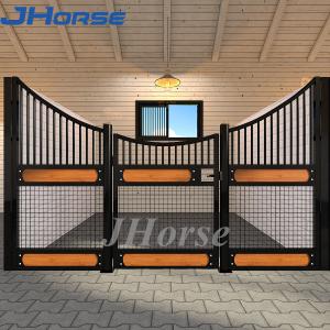 Steel Wood Wire Mesh Horse Stables Panels For Equestrian