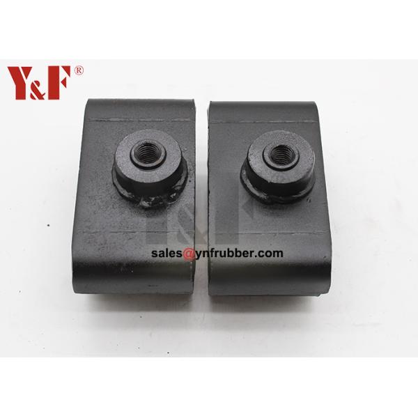 Black Marine Engine Mounts Stainless Steel Easy Installation