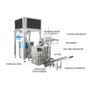 Paper Sachet Tea Bag Packing Machine Equipment 2300mm SUS304 1.2KW With Thread
