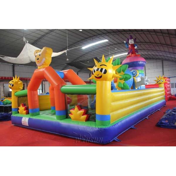 Flower Fairy Inflatable Fun City 0.9mm PVC Made For Festival Activities