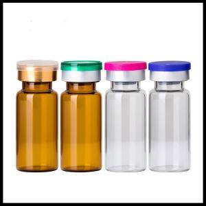 Wholesale 10ml Vials Empty Glass Cosmetic Bottles Rubber Stopper Sterile Serum Container from china suppliers