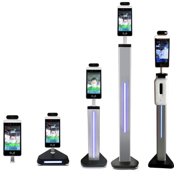 7 Inch Screen multi function Face Recognition Terminal Infrared Thermometer