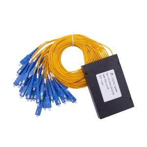 ABS Box Type Singlemode 9 / 125 OS2 1x32 PLC Fiber Splitter Mini Module SC / UPC