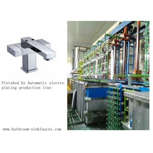 H59 brass casting bathroom Faucet finished by advanced plating technology