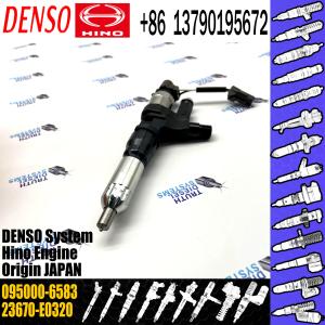 Common rail fuel injector 095000-6581, 095000-6582, 095000-6583 for HINO J08E