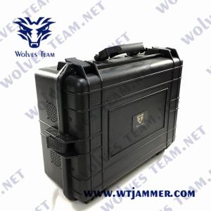 25W Anti Uav Drone Jammer Handbag 8kg 5000m WIFI GPS Shielding
