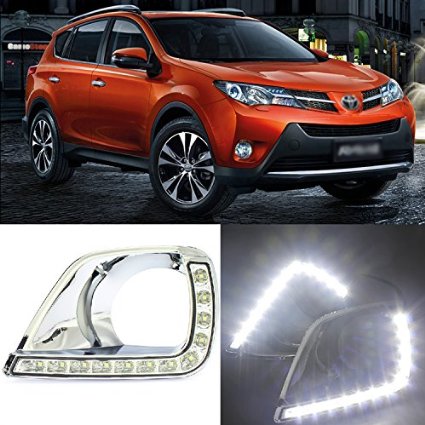 Toyota RAV4 2013 2014 LED Daytime Running Lights Car LED DRL Daylight