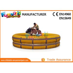 0.55mm PVC Tarpaulin Inflatable Rodeo Bull Waterproof And Fire Resistant