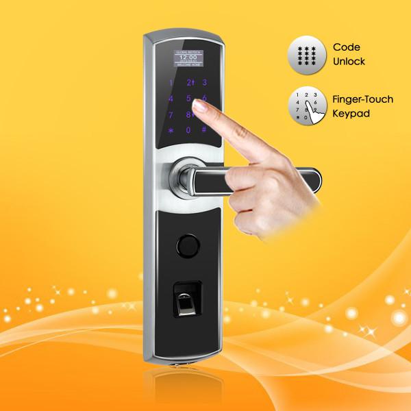 Quality Electric Intelligent Password and Biometric Fingerprint Door Lock with Remote Control Function for sale