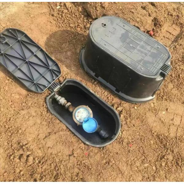 Outdoor Injection Molded Water Meter Box With Reinforced Lid Lightweight And Weather Resistant