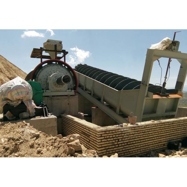 3-18.5 Kw Ore Dressing Equipment Mining Spiral Classifier Simple Structure