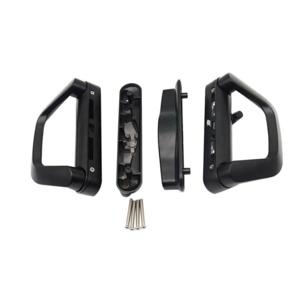 Quality Aluminum And Zinc Alloy D Type Pull Handle Lock Black Color Customized for sale