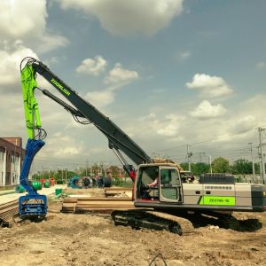 Wholesale 15m Sheet Pile Railway Project Electric Pile Hammer – Vibro &amp; Precision Piling from china suppliers