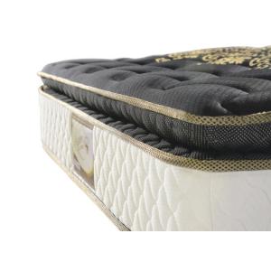 Hotel Usage Vacuum Compressed Mattress With Golden Color Knitted Fabric
