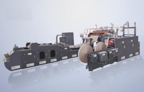 WFD-430 Roll Fed Fully Automatic Paper Bag With Handle Machine With Auto Pasting