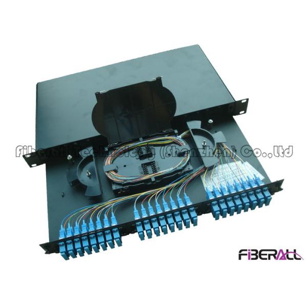 Quality High Density SC Fiber Patch Panel And Enclosure , 24 Port Fiber Patch Panel for sale