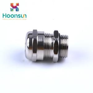 Insert Type Nickel Plated Copper Cable Gland With High Temperature Resistance