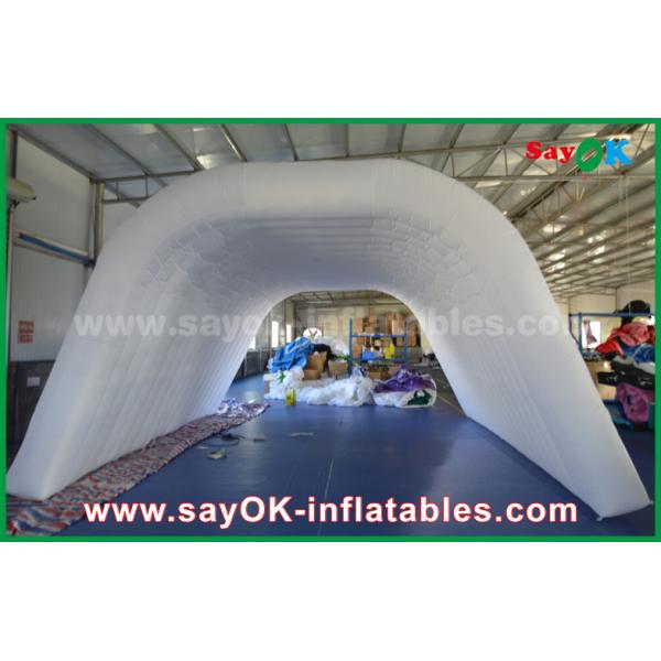 Air Inflatable Tent Custom Made Adult White Inflatable Tunnel Tent For Event / Trade Show