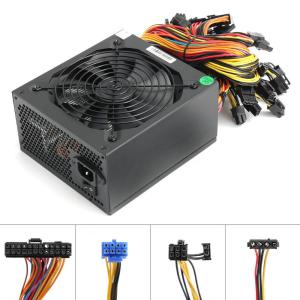 ATX psu 1600w power supply switching 90+ Gold PSU for graphics card evga gaming