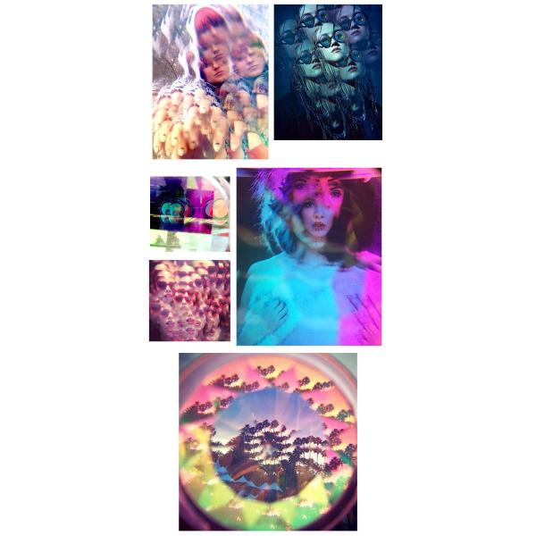 Plastic Hony Newest Product , Flower Lense Kaleidoscope Glasses For Dance Musice Fesvital