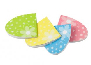 Customized hat-shaped with flower image Personalised Notepad / Memo pad