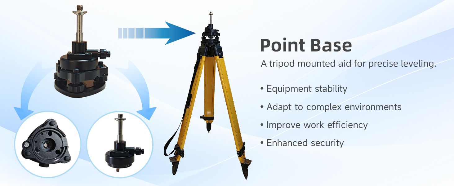 aluminum Total Station Tribrach Base For Securely Mounting And Stabilizing Surveying