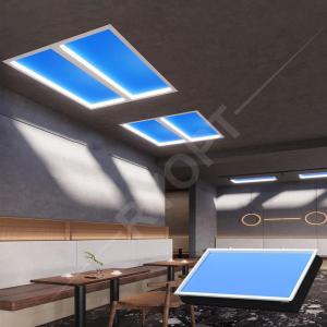 Modern And Sleek Commercial Led Artificial Skylight In Aluminum Alloy With Light