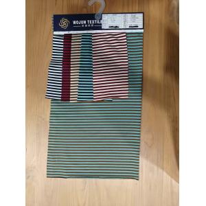 Environmentally Friendly And Good Elasticity Comfortable Striped Material Fabric