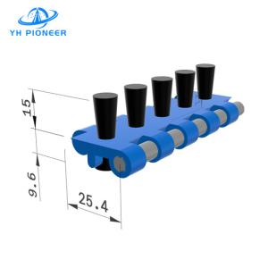 85mm Width Conveyor Modular Belt With Brush For Material Handling And Cleaning