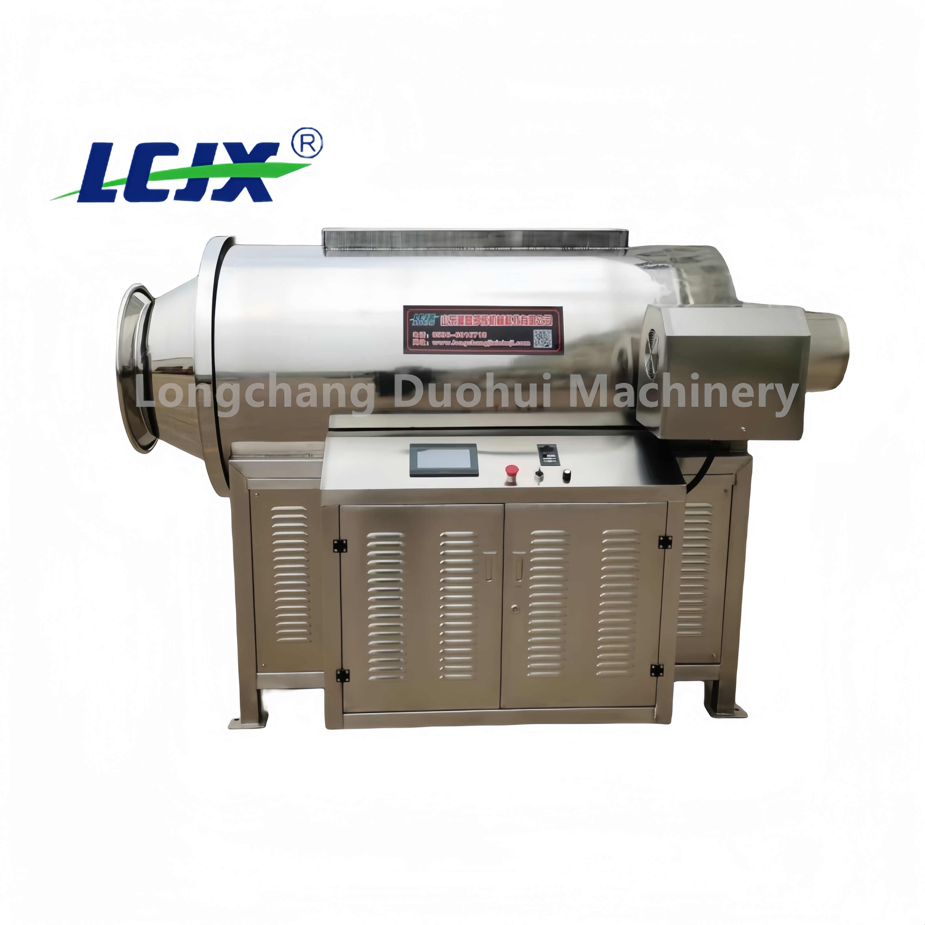 Stainless Steel Buckwheat Rice Corn Roasting Machine Custom Capacity CE Certified
