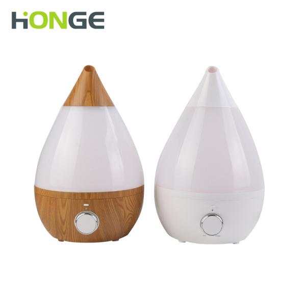220V Rotary Switch Oil Diffuser Humidifier , Wood Grain Color Home Aroma