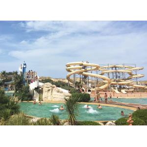 Durable Spiral Swimming Pool Slide Large Thrilling Playground Entertainment