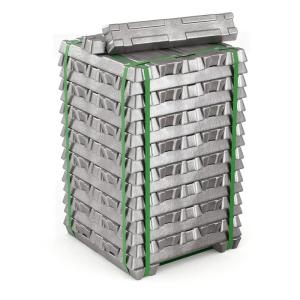 China Pure Aluminum Ingots Al99.70 Unalloyed Aluminium Ingots Al 99.90 For Remelting on sale