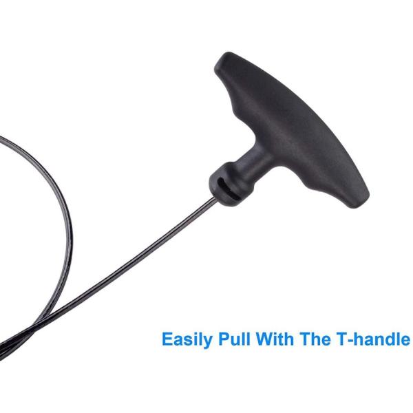 Nylon Hunting Shooting Accessories 8''33'' Threaded Coated Cleaning Cable