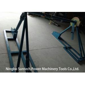 50KN Detachable Steel Wire Rope Mechanical Cable Drum Reel Stand To Release Wire