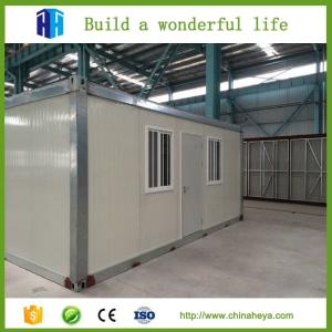 Living steel frame folding prefab kiosk expandable container house
