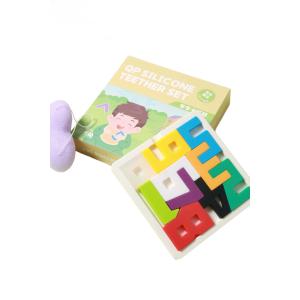 Indoor Children Soft Silicone Toy Puzzle Teether 30-100 Pieces For Brain