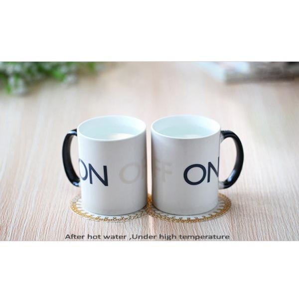 Off / On Magic Heat Activated Coffee Mug Coffee Cup Changes With Heat