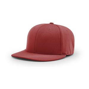 Adjustable Fit 6 Panel Solid Color Baseball Caps With Visor Functionality
