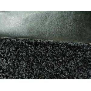Black curly lamb wool composite leather&870gsm