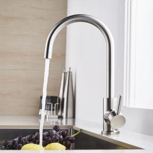 Ss304 Grey Color Single Hole Goose Neck us cupc Faucet 316 Gunmetal Tap
