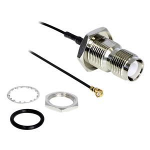 N Female Bulkhead With O-ring Connector to UFL 20cm Length 1.13mm Coaxial Cable