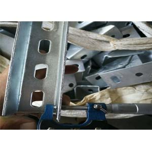 Silver Galvanized Steel Profile Solar Mounting System PV Module Components