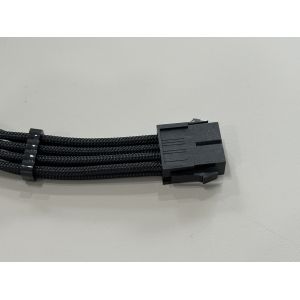 Custom Sleeved 8-Pin Power Cable Harness, wire to wire connector assembly for