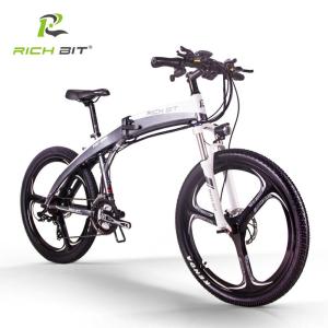 36v Ebike Folding Mountain Bike Electric Cycle Lunar Frame Richbit Top 880 250w