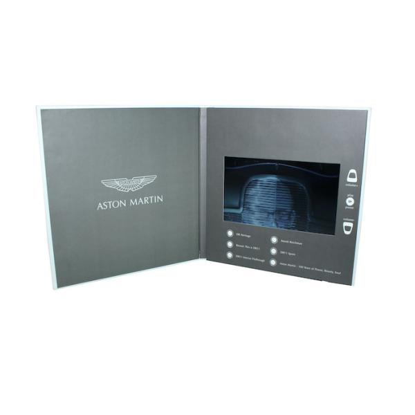 Quality VIF Free Sample 7 Inch LCD Video Brochure Advertisement Video Booklet bult in 2GB memory load videos with LCD TFT Screen for sale