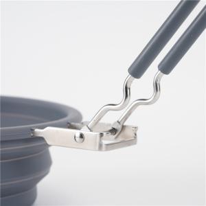 BPA Free Silicone Collapsible Colander With Handle New Kitchen Essentials