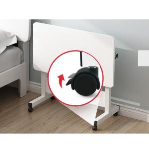 Custom Children's White Wooden Desk Foldable and Height Adjustable for Home